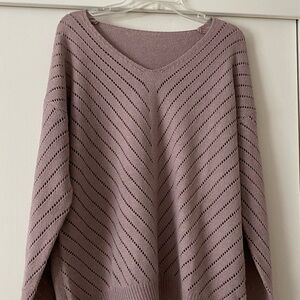 Elegant Mauve Women's Sweater SOLD
